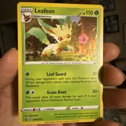 Pokemon TCG: Leafeon SWSH Black Star Promos - SWSH191 Holo Promo - Image 1
