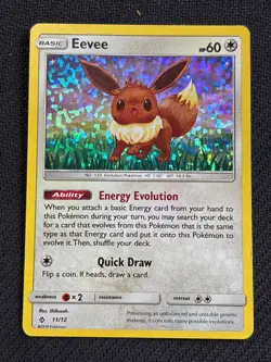 Eevee 11/12 McDonald's Promos 2018 Holo Pokemon LP- - Image 1