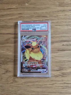 Pokemon Japonais S SP4 001/004 Flareon VMAX Eevee Heroes 2021 PSA 10 - Image 1