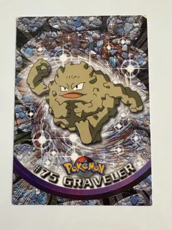 Graveler #75 Black Label Second Edition Topps Pokemon 1999 - Good Condition - Image 1