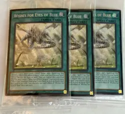 Yu-Gi-Oh! | 3x Wishes for Eyes of Blue | SDWD-EN042 | Secret Rare | EN - Image 1