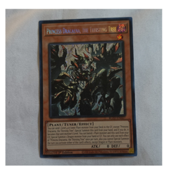 Konami Yu-Gi-Oh! Princess Dracaena Secret Rare Foil BLZD-EN027 1st Ed - Image 1