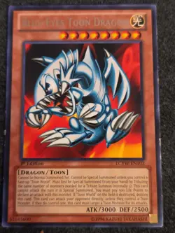 Blue-Eyes Toon Dragon LCYW-EN103 Rare 1st Edition YuGiOh Card LP - Image 1