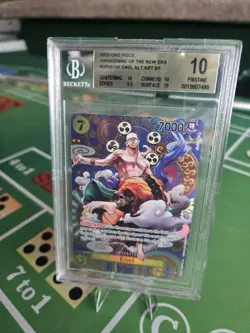 Bandai Enel OP05-100 Awakening of the New Era Alternate Art SP Foil BGS 10 - Image 1