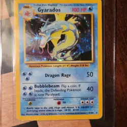 Gyarados 6/102 Holo Rare Base Set Vintage Pokemon Card - Image 4