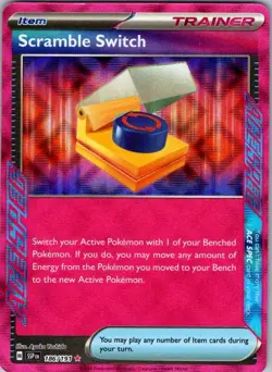 Scramble Switch Holo ACE SPEC Rare Prize Pack Series Cards 186/191 NM - Image 1
