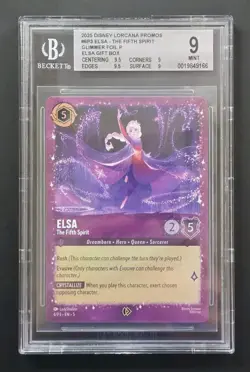 Elsa - The Fifth Spirit 6/P3 Disney Lorcana Promo Cards Holo Glitter Foil - Image 1