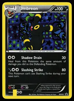 Umbreon BW93 Holo Black And White Promo Pokemon Card - Image 1