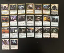 MTG KOREAN DARK ASCENSION NEAR COMPLETE SET 157/158 NM CARDS - 99% COMPLETED - Image 1