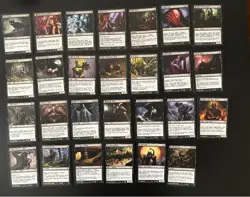 MTG KOREAN DARK ASCENSION NEAR COMPLETE SET 157/158 NM CARDS - 99% COMPLETED - Image 2