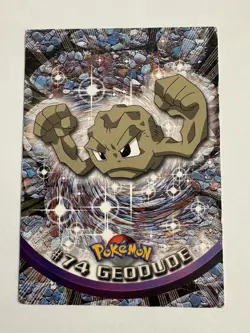 Geodude #74 Black Label Second Edition Topps Pokemon 1999 - Good Condition - Image 1