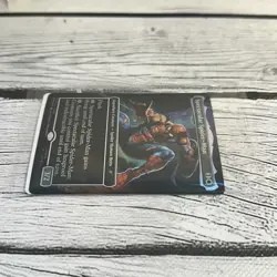 Marvel Legends Battle-Damaged Spectacular Spider-Man Magic The Gathering Card - Image 3
