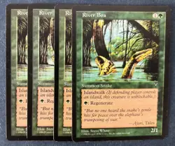 MTG 4X VISIONS RIVER BOA NM MAGIC THE GATHERING UNCOMMON GREEN CREATURE ENGLISH - Image 4