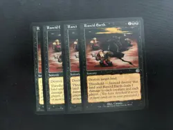 MTG 4X TORMENT RANCID EARTH NM ENGLISH MAGIC THE GATHERING COMMON SORCERY BLACK - Image 1