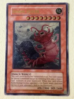 YUGIOH Doom Dozer SOI-EN024 Ultimate Rare Moderately-played MP - Image 1