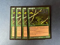 MTG 4X SIMPLIFIED CHINESE PORTAL WILLOW DRYAD NM MAGIC THE GATHERING COMMON - Image 2