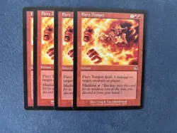 MTG 4X TORMENT FIERY TEMPER NM ENGLISH MAGIC THE GATHERING COMMON INSTANT RED - Image 4