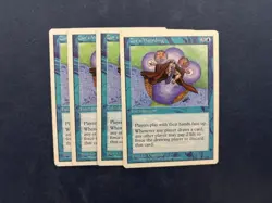 MTG 4X 5TH EDITION ZUR'S WEIRDING NM MAGIC THE GATHERING RARE ENCHANTMENT BLUE - Image 2