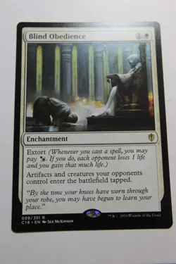 MTG Blind Obedience x1- -Commander 2016-Lightly Played - Image 1