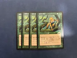 MTG 4X JAPANESE EXODUS MIRRI CAT WARRIOR NM MAGIC THE GATHERING RARE CREATURE - Image 1
