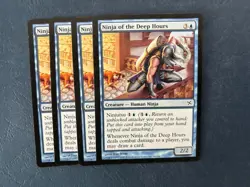 MTG 4X BETRAYERS OF KAMIGAWA NINJA OF THE DEEP HOURS NM MAGIC THE GATHERING BLUE - Image 2