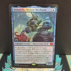 Foil Donatello, Mutant Mechanic - 36 - NM - Teenage Mutant Ninja Turtles - Image 1