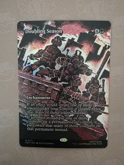 Wizards of the Coast Doubling Season 0011 TMNT Alt Art Foil Enchantment Green - Image 2
