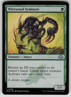 Wirewood Symbiote Uncommon Modern Horizons 3 288 MTG Near Mint 2024 - Image 1
