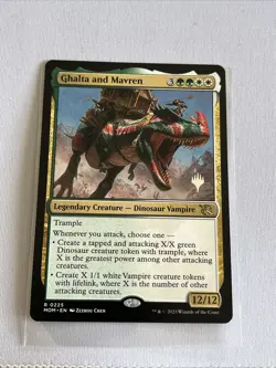 1 x Ghalta and Mavren - Promo Pack - March of the Machine - NM-Mint - MTG - Image 1