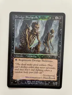 MTG FOIL 7TH EDITION DRUDGE SKELETONS EX MAGIC THE GATHERING ENGLISH CREATURE - Image 3