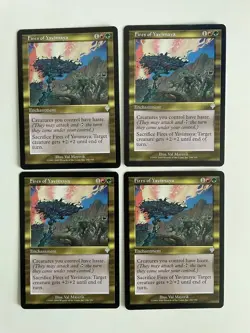 MTG 4X INVASION FIRES OF YAVIMAYA NM MAGIC THE GATHERING UNCOMMON ENCHANTMENT - Image 1