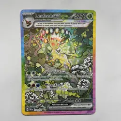 Leafeon EX 144/131 Prismatic Evolutions Holo Pokemon TCG - Image 1