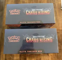 2x Pokemon Chaos Rising Elite Trainer Box Factory Sealed ETB NEW - Image 5
