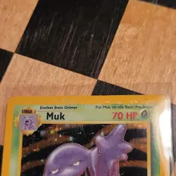 Vintage Base Set Pokemon Muk 13/62 Holo Rare Fossil Set 70 HP 1999 English - Image 5