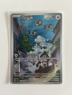 Chatot 181/162 Illustration Rare Holo Near Mint Condition Temporal Forces - Image 1