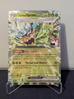 TEAL MASK OGERPON EX (PRIZE PACK SERIES 7) - 025/167 - NM - POKEMON - Image 1