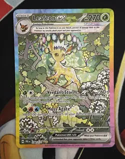 Leafeon ex - 144/131 - Prismatic Evolutions - SIR - NM - Pokemon TCG - Image 1