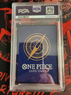 Namco One Piece CCG Asura Dead Man's Game OP12-037 Alt Art Foil Rare PSA 10 - Image 2