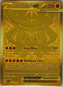 Mega Zygarde ex 124/088 ME03: Perfect Order - Pokemon Card - NM - Image 1
