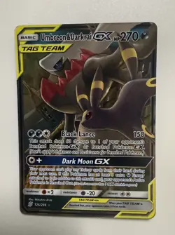 Pokemon TCG Umbreon & Darkrai GX Tag Team Unified Minds Card 125/236 NearMint NM - Image 1