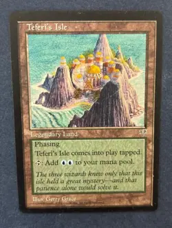 MTG MIRAGE TEFERI'S ISLE NM MAGIC THE GATHERING RARE LAND CARD ENGLISH - Image 4