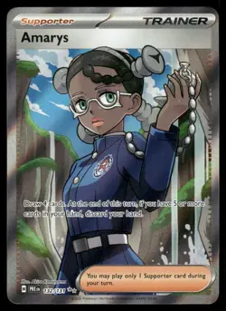 Pokemon Cards Amarys 132/131 Prismatic Evolutions Ultra Rare Full Art NM *2 - Image 1