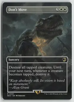 Don't Move (Borderless) LP Universes Beyond: Jurassic World Collection MTG - Image 1