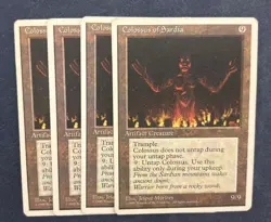 MTG 4X 4TH EDITION COLOSSUS OF SARDIA NM MAGIC THE GATHERING RARE ARTIFACT - Image 4