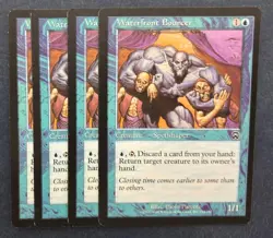 MTG 4X MERCADIAN MASQUES WATERFRONT BOUNCER NM MAGIC THE GATHERING BLUE ENGLISH - Image 5