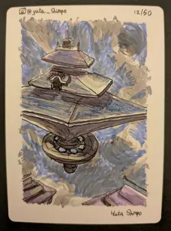 MTG Artist Proof Yuta Shimpo / Otawara, Soaring City / NEO-BF AP - Image 1