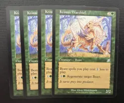 MTG 4X SCOURGE KROSAN WARCHIEF NM ENGLISH MAGIC THE GATHERING GREEN CREATURE - Image 5