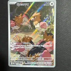 Pokemon TCG Spearow 151/132 Illustration Rare Mega Evolution Pack fresh NM/M - Image 1