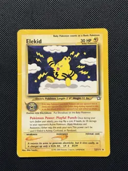 Pokemon Neo Genesis - Elekid - 22/111 Unlimited Edition - Non Holo Rare - MP-HP - Image 2