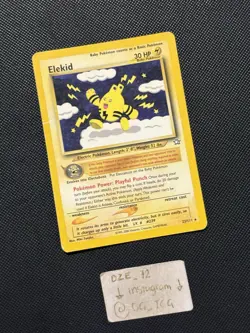 Pokemon Neo Genesis - Elekid - 22/111 Unlimited Edition - Non Holo Rare - MP-HP - Image 3
